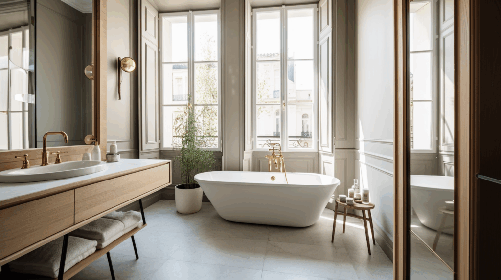 Renovation salon haussmannien Paris Salon renove dans un appartement haussmannien a Paris